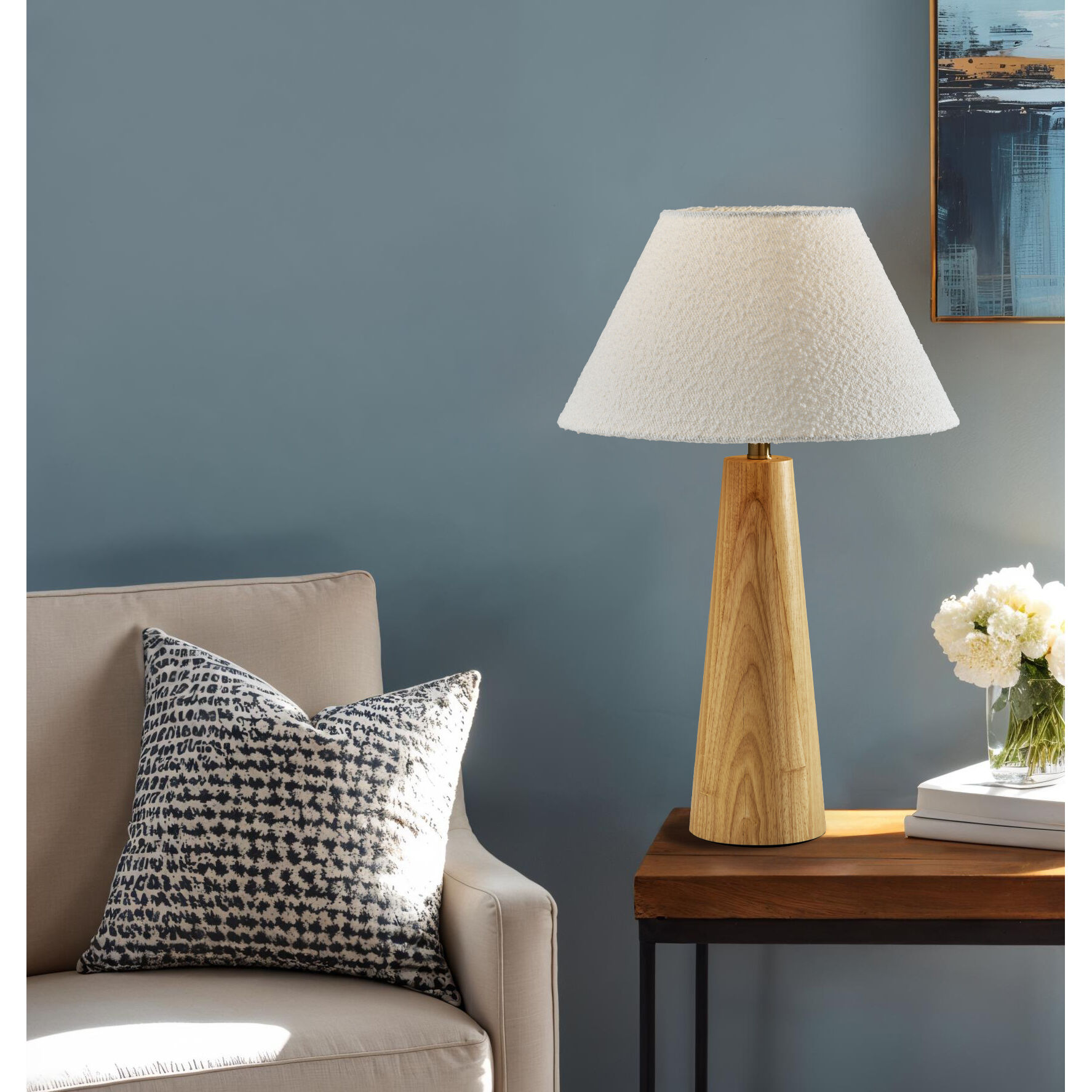 Brayden 27 inch 150.00 watt Natural Wood Table Lamp Portable Light